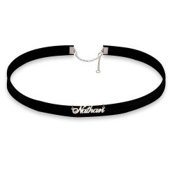 Name Halsband Choker Halskette